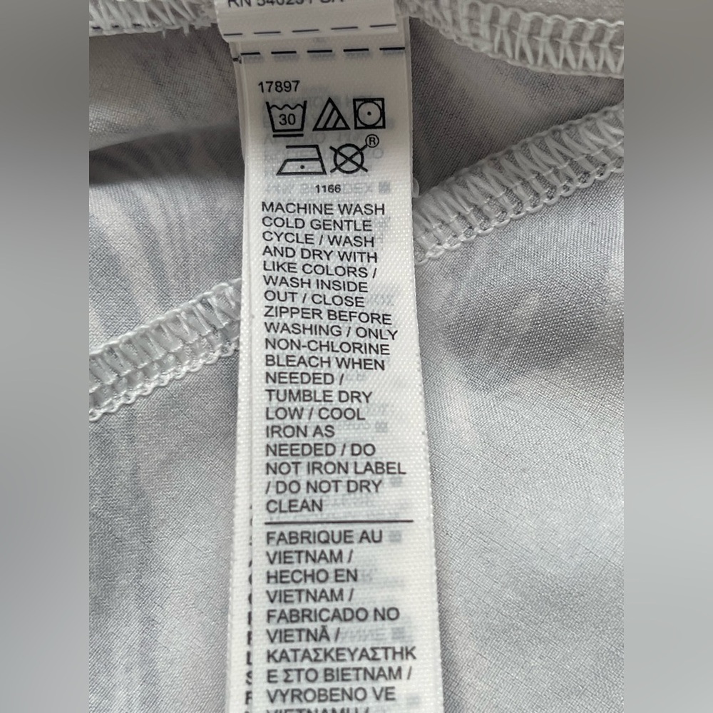 Athleta All Activity Short Print Marbled Drawstring Zip Pocket Women’s Size L - Picture 11 of 16